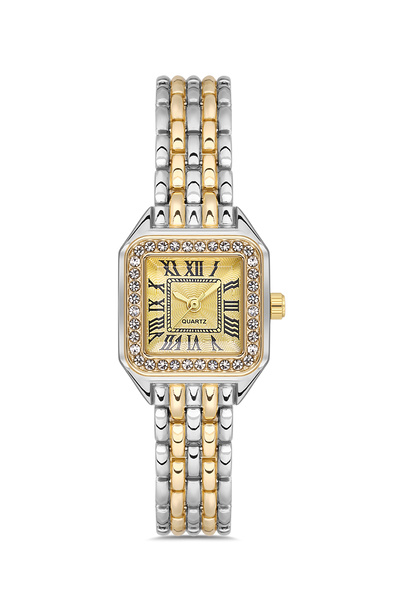 Ticarto Women's Square Stone Minimal Wristwatch Tctsr008010S0517