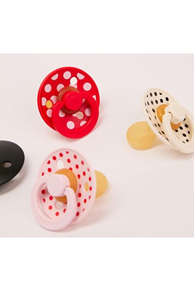 Bibs Studio Polka Small Anatomik Emzik-Ivory Black 6+ aY