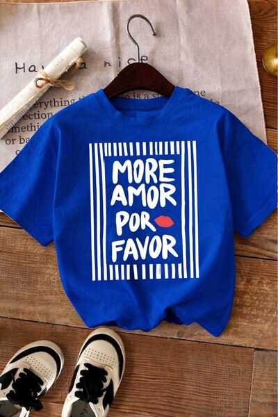 E-ROMA ΠΕΡΙΣΣΟΤΕΡΟ ΑΓΑΠΗ ΠΑΡΑΚΑΛΩ ΕΚΤΥΠΩΤΟ ΠΑΙΔΙΚΟ ΜΠΛΟΥΖΑΚΙ UNISEX 7GH1