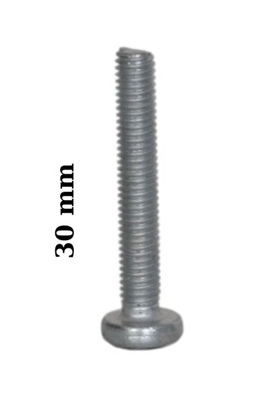 Netzerkoz 1 adet M5x30 YSB Metrik Vida - 30mm boy- Silindir Başlı Mobilya Kul...