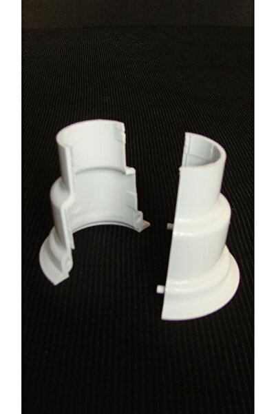 MİPASAN Beyaz havlupan boru gizleme kılıfı geçmeli 5.5cm 2’li set