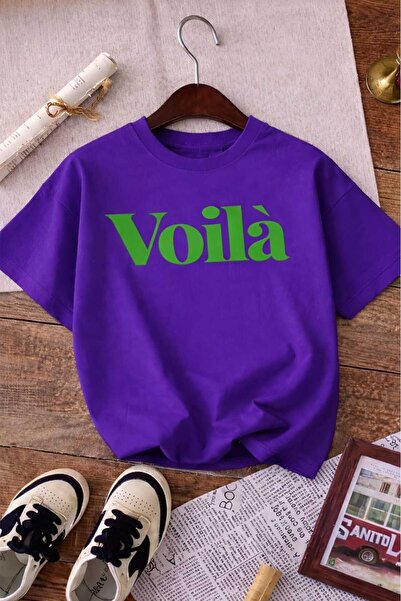 E-ROMA Viola Printed Unisex Children's T-Shirt 6Gh2