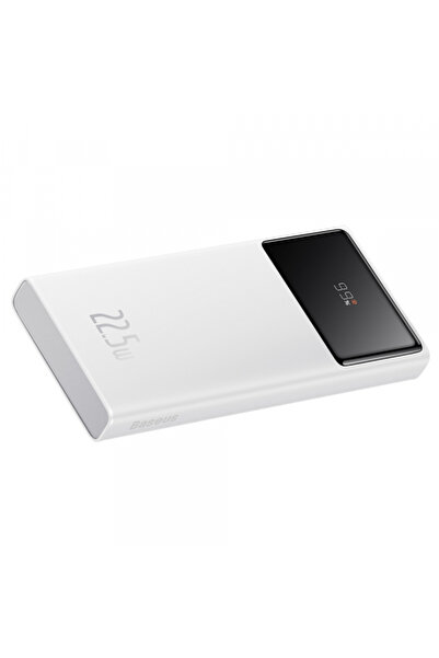 Baseus Εξωτερική μπαταρία, Baseus, 10000mAh, 22.5W, Λευκό