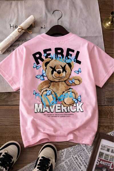 DM DOLCE MORE Rebel Printed Unisex Children's T-Shirt 7Gh1