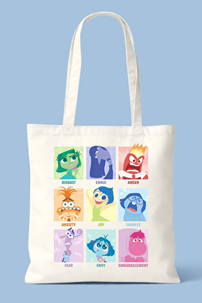 Hayali Şeyler Reverse Face 2 Emotions Printed Bag