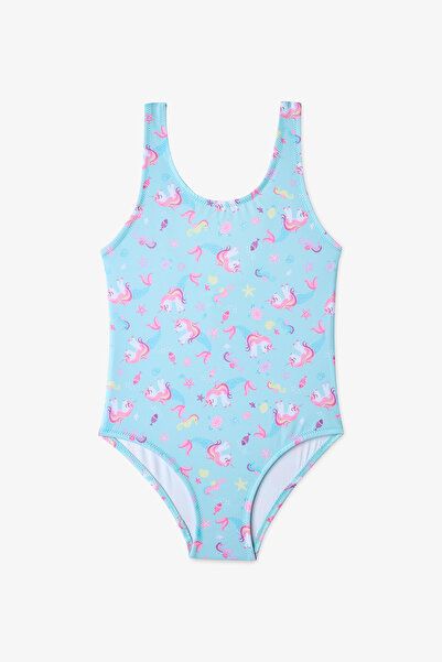 Penti Renkli Kız Çocuk Unimermaid Mayo