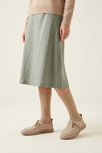 Ayakkabı Fuarı Elit BTBFZ02 Γυναικεία Casual Παπούτσια Μπεζ