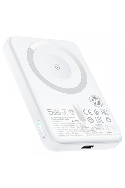 Acefast Εξωτερική μπαταρία, Acefast, 5000mAh, 20W, Λευκό