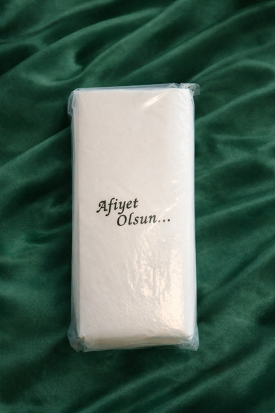 ŞEHRAZAT HANDMADE TASARIM 20 Lİ BASKILI SUNUM PEÇETESİ