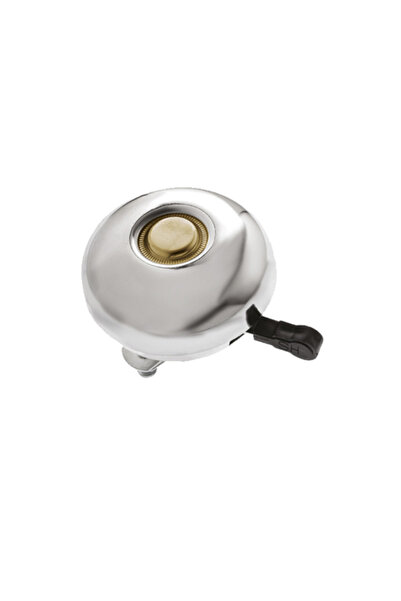 BTA Deluxe steel doorbell, silver color, diameter 58mm