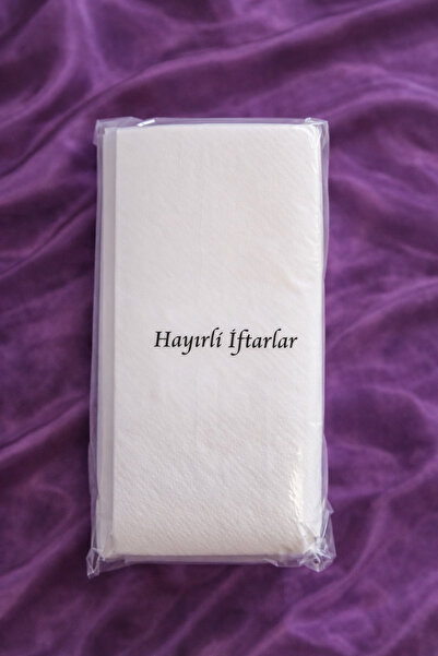 ŞEHRAZAT HANDMADE TASARIM 20 Lİ BASKILI SUNUM PEÇETESİ