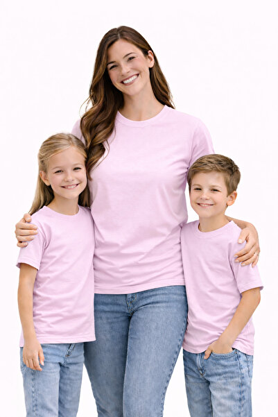 VODEXA Majka Unisex Dječja Kombinacija Oversize T-Shirt Dvostruka T-Shirt SAD...