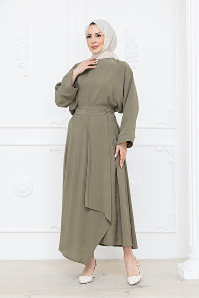 KMKkombin Women's Cupra Asymmetric Model Skirt Suit