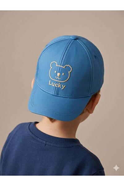 benitto kids Кити 1-4 години Бродирана шапка за момче с късметлийски мотиви