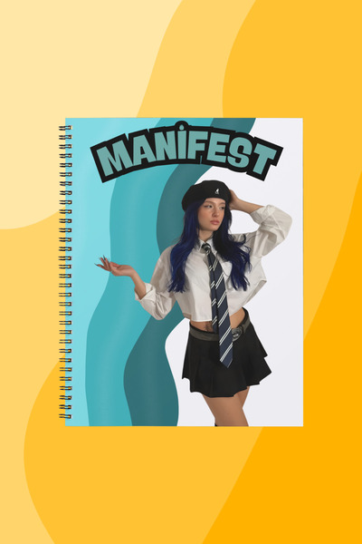 SEKİZELLİİKİ MANİFEST -BASKILI TASARIM DEFTER