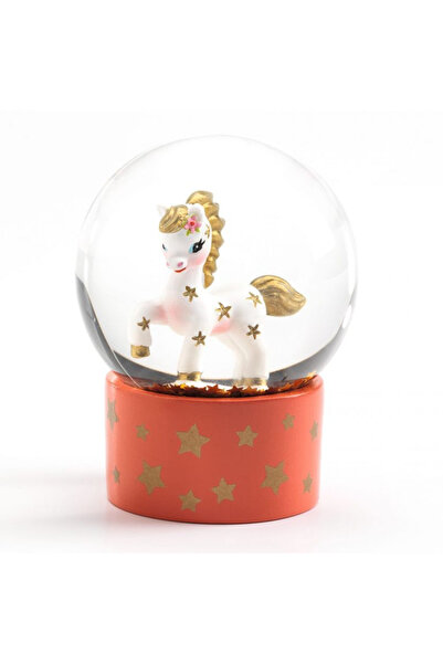 djeco Mini glob de zăpadă. Atât de drăguț, Unicorn.