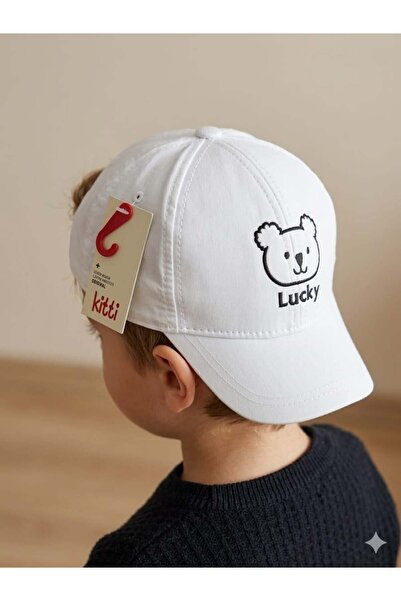 benitto kids Кити 1-4 години Бродирана шапка за момче с късметлийски мотиви