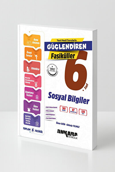 Ankara Yayıncılık 6.Sınıf Sosyal Bilgiler Güçlendiren Fasiküller Konu Anlatım...