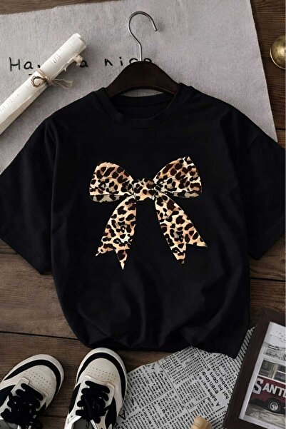 BENROMA Ribbon Printed Unisex Children's T-Shirt 8Gh1