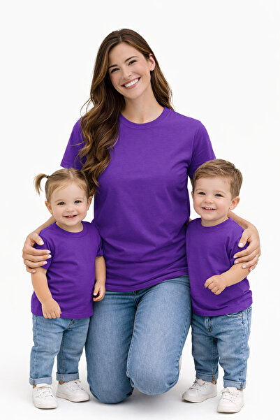 VODEXA Tricou oversize unisex pentru copii, tricou twin, imprimat simplu, pre...