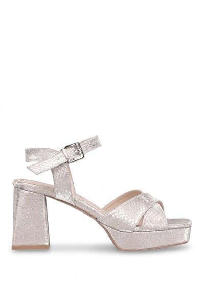 Ayakkabı Fuarı Elit PM08 K99-1T Γυναικεία κλασικά παπούτσια με τακούνι χρυσά