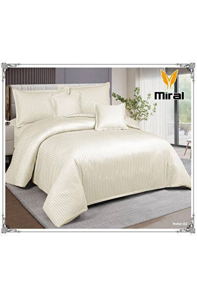 miral مفرش صيفي فندقي Hotel 6قطع خشوه متحركه ساده