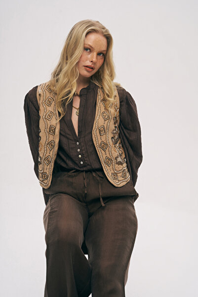 Orfeo Negro Women's Ethnic Sparkle Handcrafted Beaded and Embroidered Liyosel...