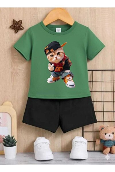 Nice Clothes ΚΑΛΟΚΑΙΡΙΝΟ ΠΑΙΔΙΚΟ ΜΠΛΟΥΖΑΚΙ ΣΟΡΤΣ UNISEX (ΣΧΕΔΙΟ ΓΑΤΑΣ ΜΕ ΚΑΠΕΛΟ)