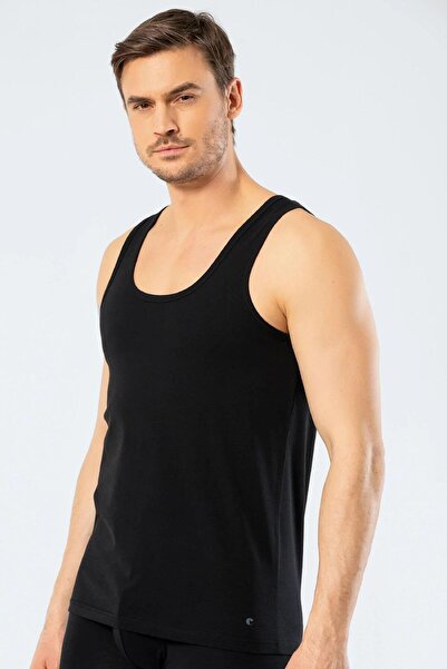 Cacharel 3-Pack Men's Undershirts, Cotton Lycra Men's Undershirts