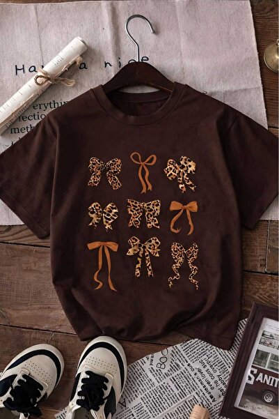 BENROMA Ribbon Printed Unisex Children's T-Shirt 8Gh4