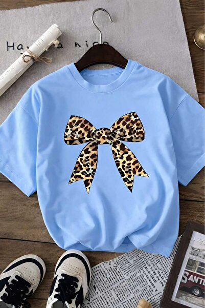DM DOLCE MORE Ribbon Printed Unisex Children's T-Shirt 8Gh1