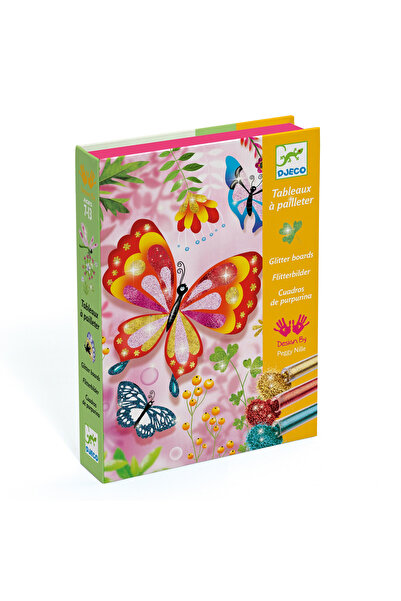 djeco Joc creativ cu sclipici Fluturi,