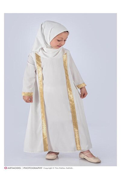 ÖRZİ Kids ΚΟΡΙΤΣΙΣΤΙΚΟ ΦΟΡΕΜΑ ΠΡΟΣΕΥΧΗΣ ΜΕ ΦΑΝΕΛΑ ΚΑΙ ΜΑΝΤΗΛΙ, ΥΦΑΣΜΑ MEDİNE ...