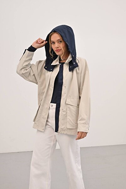 DENİKK Trend Iconic Design Water Repellent Windproof Raincoat Jacket-Iconic -...