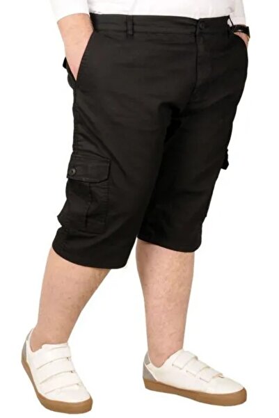 cusseli Plus Size Men's Capri Classic 21401 Black