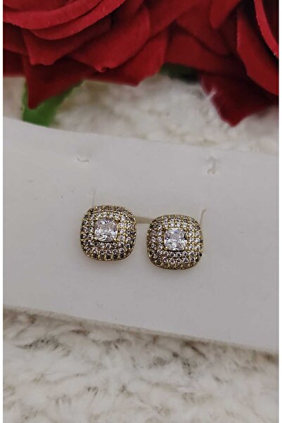 OEM Μοντέρνα σκουλαρίκια βίδα, επιχρυσωμένα 14 καρατίων