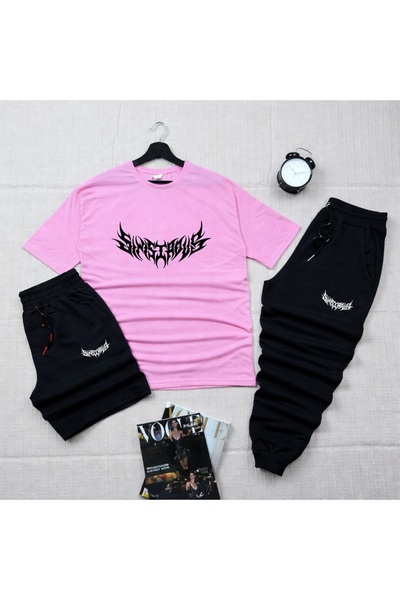 x-compass life Men'S/Women's Oversize 3-Piece Set – Casual Comfortable Tracks...