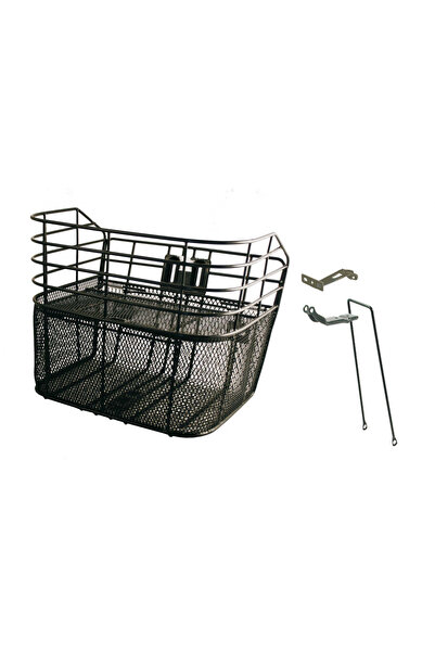 RMS Cos Bicicleta Fier 36x25x27cm Negru