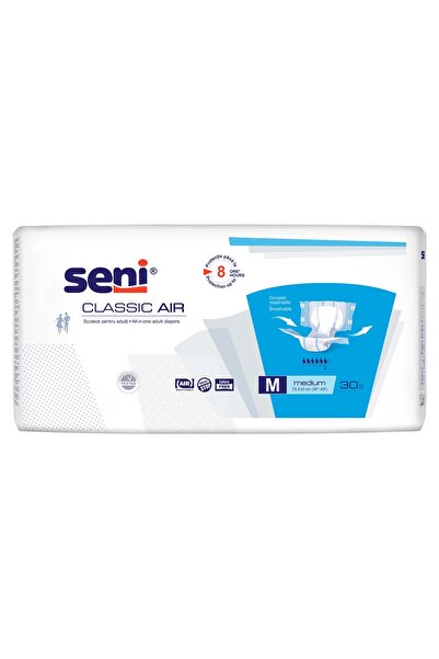 Seni Classic Air adult diapers, size M, 30 pieces,