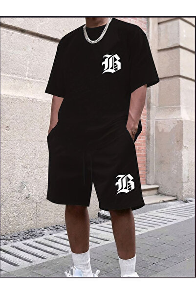 Joetsu ΕΙΔΙΚΟ Σετ με στάμπα μπλουζάκι και σορτς