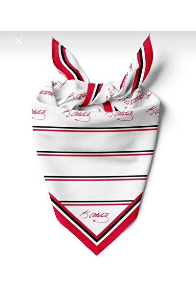 618 CONCEPT Ataturk Themed Scarf 50X50