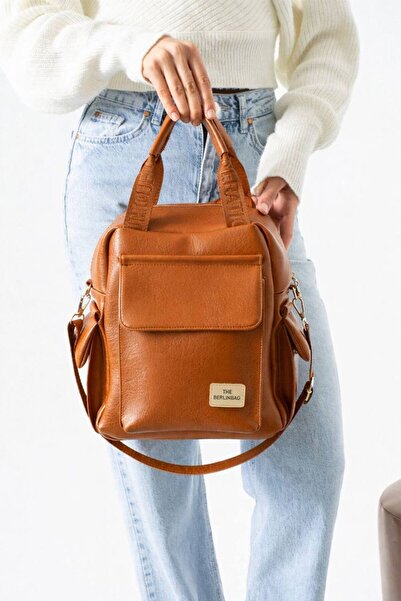 WİKİDAYS.S MODA TRENDİ Women's Soft Leather Backpack Daily Use Stylish Bag