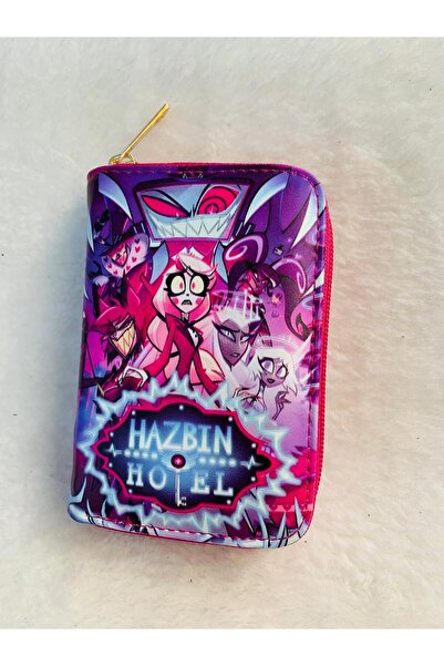 OWLBAG COMPANY Owl Bag Hazbin Hotel Patterned Design Faux Leather Wallet