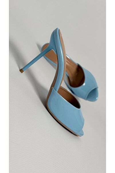 Naz Luxury Shoes NOA TOPUKLU TERLİK MAVİ