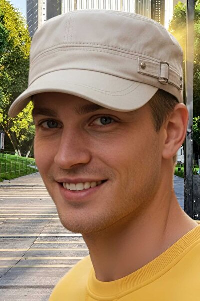 Uniquetrenders Ανδρικό καπέλο Castro με λεπτομέρεια από 100% βαμβάκι και ρυθμ...