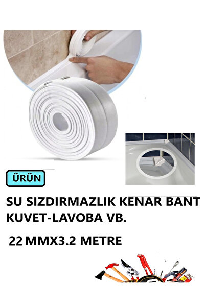 HAFSER Su Sızdırmazlık Bandı Lavabo Klozet Evye Bant 3,2 mt