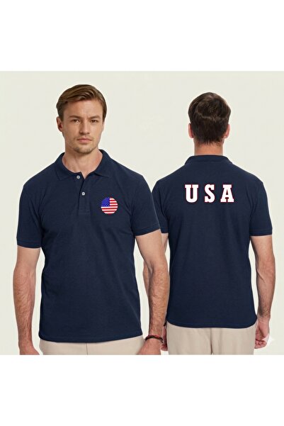 SARI Μπλουζάκι με γιακά πόλο USA Αμερική