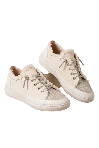 Barinoska Women's White Sneaker Sports Shoes – Casual, Comfortable, Lightweig...