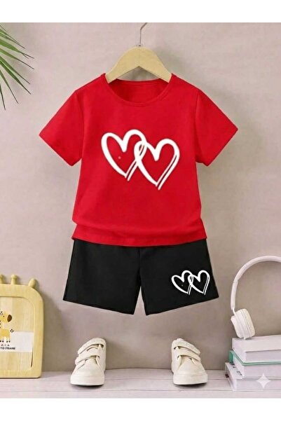 Nice Clothes ΚΑΛΟΚΑΙΡΙΝΟ ΠΑΙΔΙΚΟ ΣΕΤ ΜΠΛΟΥΖΑΚΙ-ΣΟΡΤΣ ΟΥΝΙΣΕΞ (ΜΕ ΣΧΕΔΙΟ ΚΑΡΔΙ...