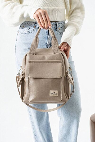 WİKİDAYS.S MODA TRENDİ Women's Soft Leather Backpack Daily Use Stylish Bag